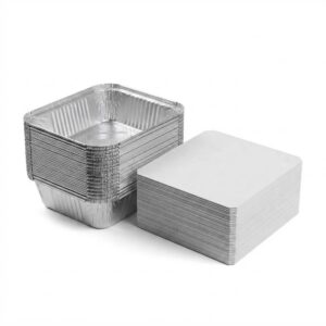 41bdf90a-a3f1-4161-ba33-991113a42910 Barquette Aluminium 1 compartiment Carré