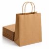 Sac Papier Kraft Premium à Poignées Torsadées