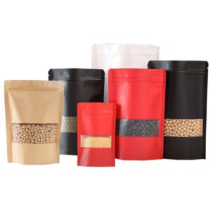 ad80682f6064b88ff025e46207174a10 Sachet Doypack avec Zip et Fenêtre