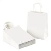 Sac Papier Blanc Premium à Poignées Torsadées